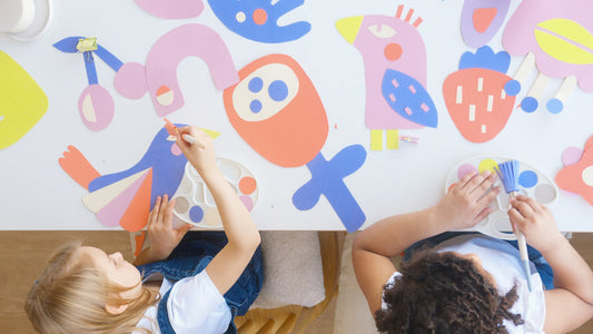 Decorating a children's room with stickers: cartoon interior
