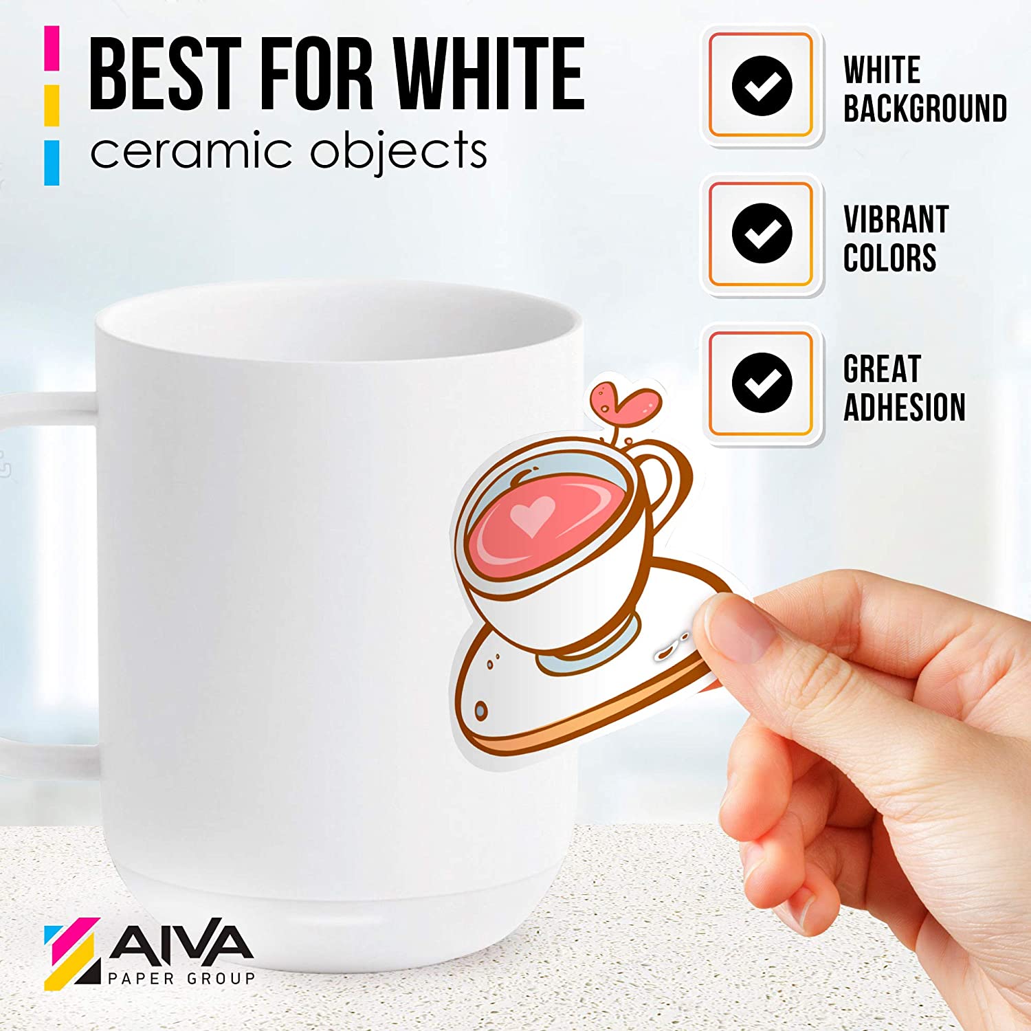 AIVA Paper - Printable Vinyl Sticker Paper for your Custom Stickers! – AIVA  Paper Group