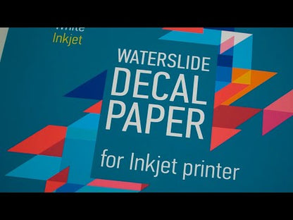 Waterslide Decal Paper Inkjet White 20 sheets